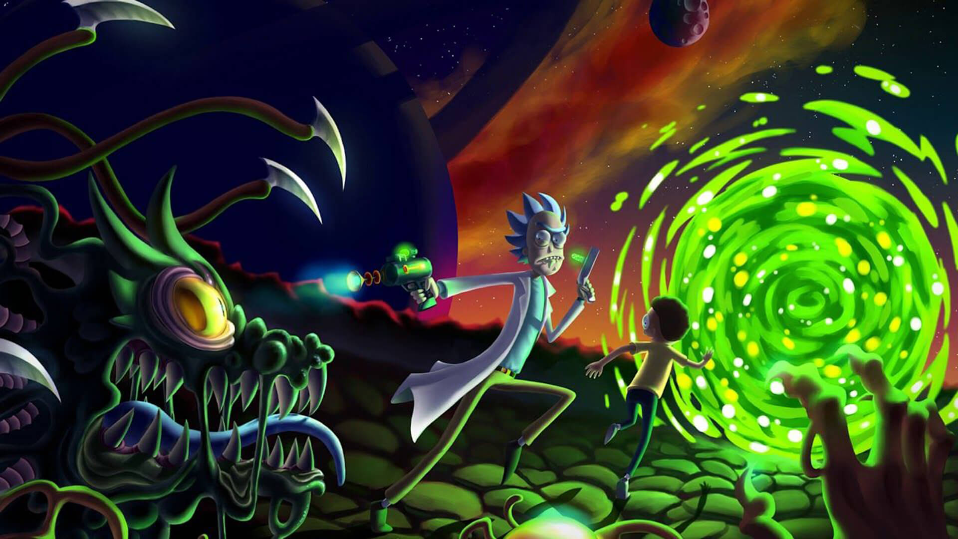 Rick y Morty vs Extraterrestres Parte 2