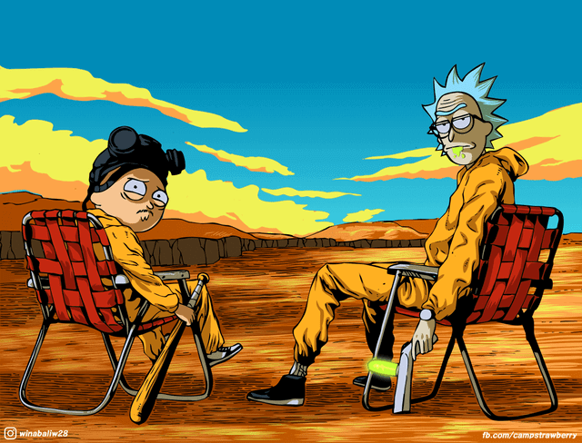 Rick y Morty Breaking Bad